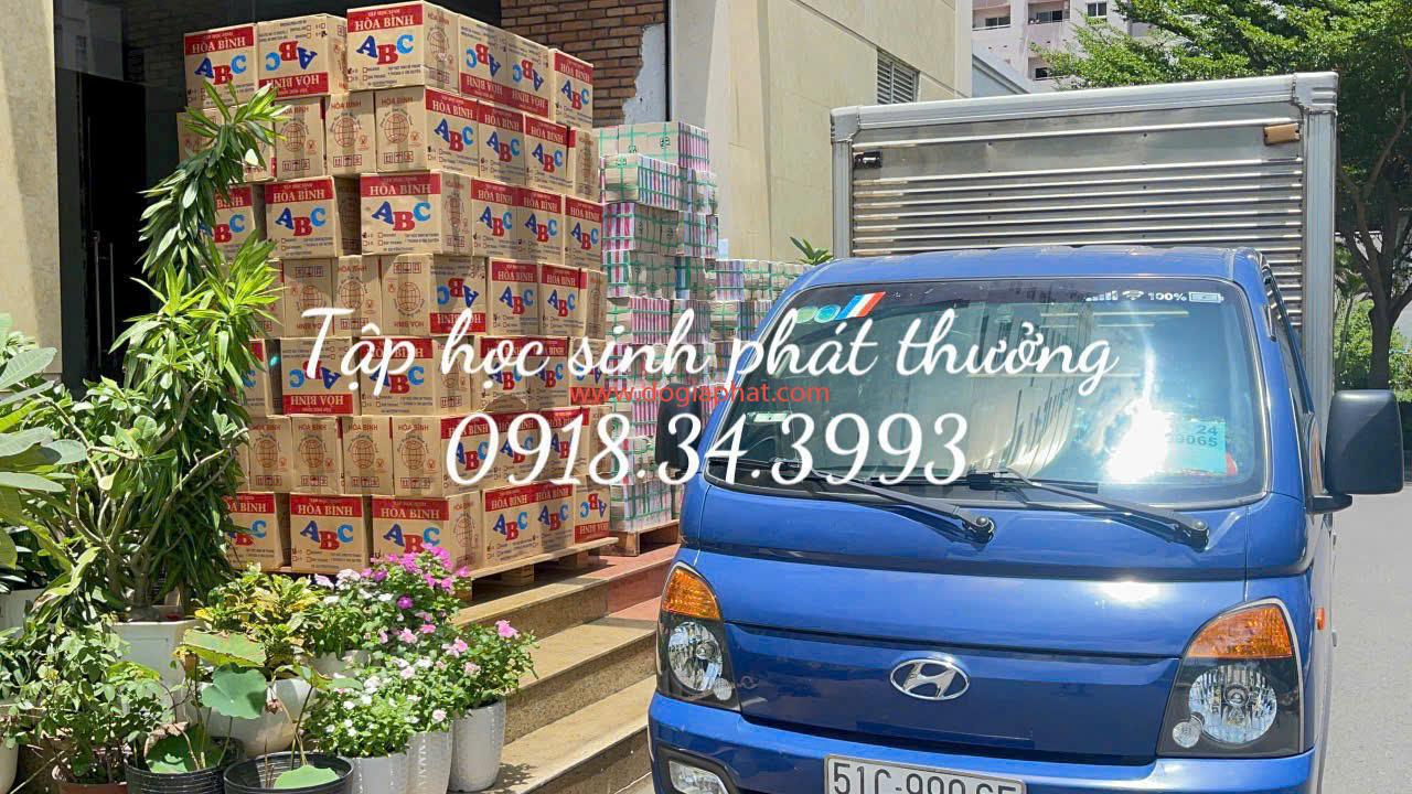 Sản xuất tập học sinh phát thưởng theo yêu cầu