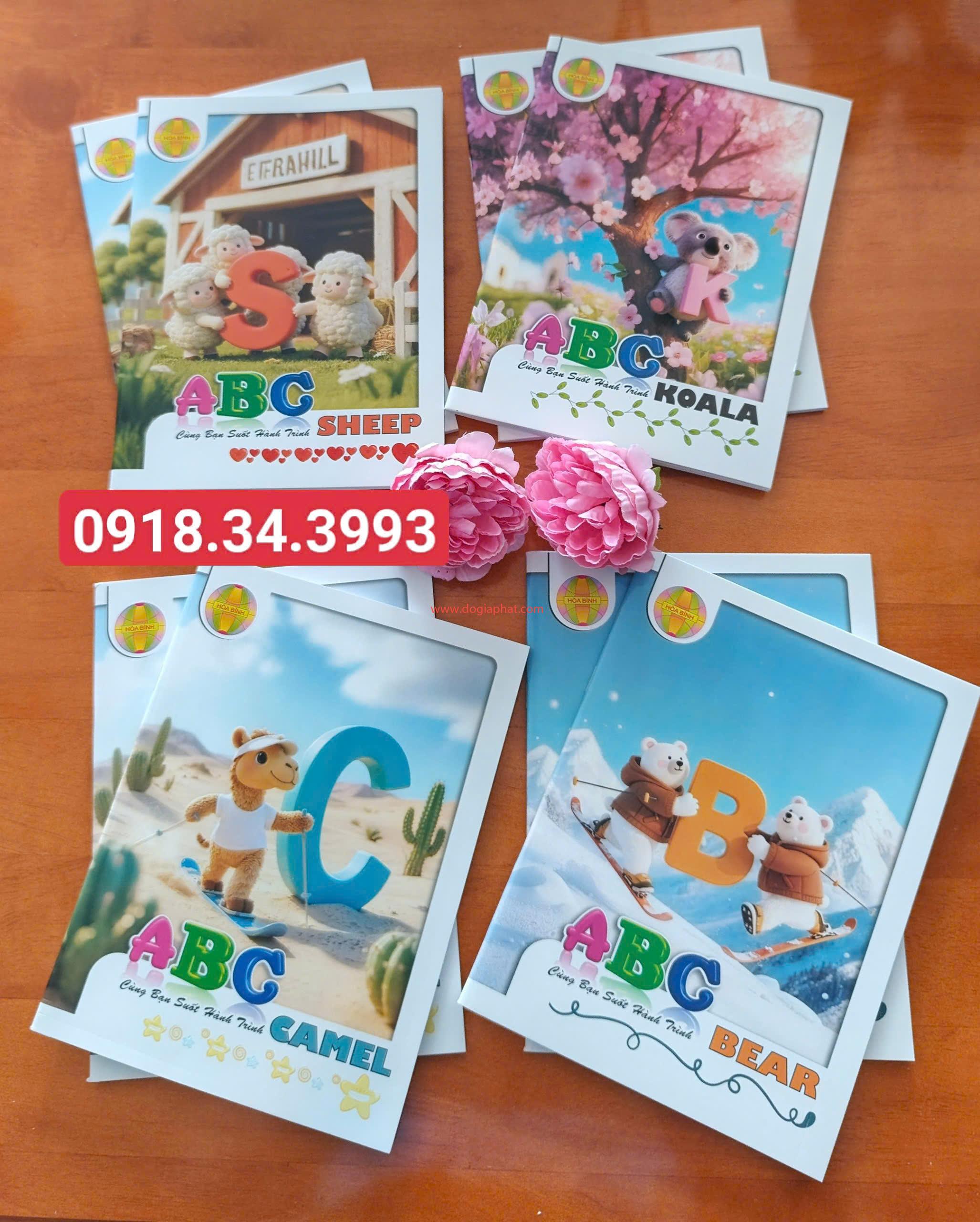 TẬP ABC HB 80GSM 96T 4 Ô + 5 Ô
