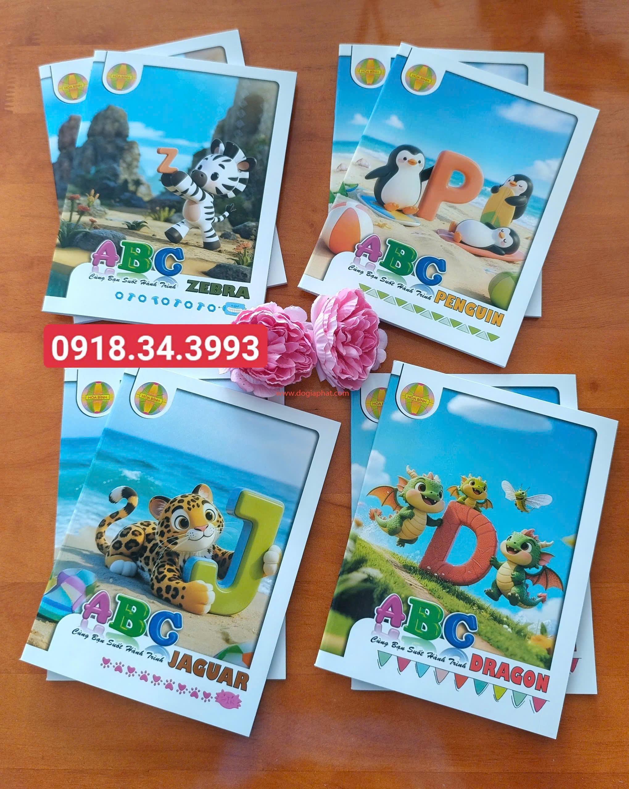 Tập ABC HB 80gsm 96T 4 ô + 5 ô 