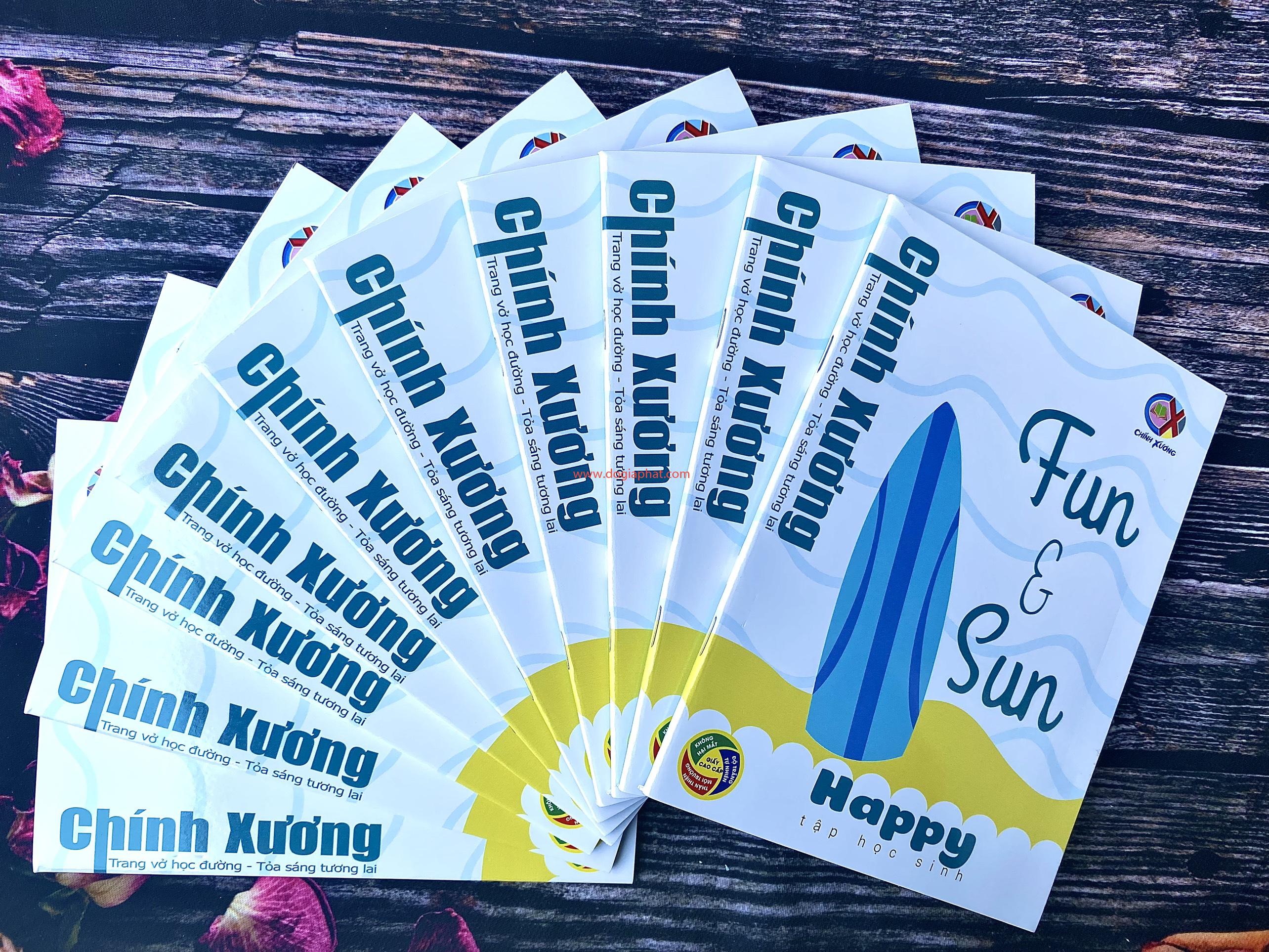 TẬP HỌC SINH HAPPY CHÍNH XƯƠNG 70 GSM