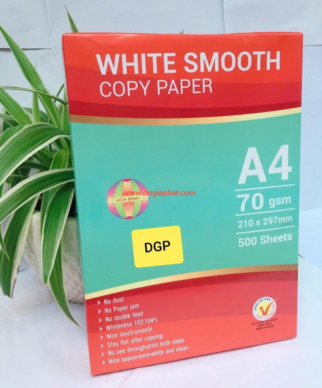 GIẤY WHITE SMOOTH A4 70 GIÁ SỈ 
