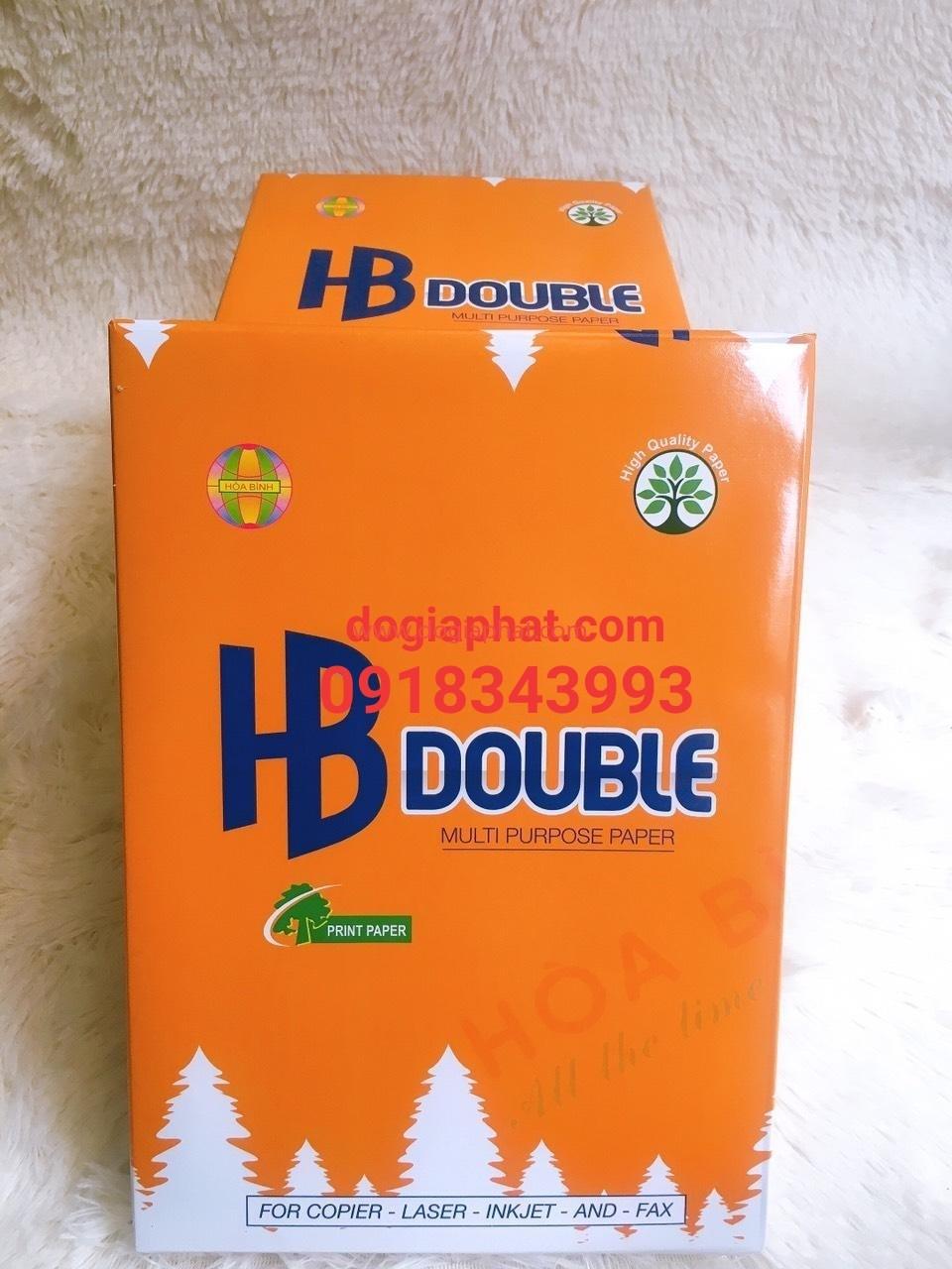 GIẤY IN A4 HOÀ BÌNH DOUBLE