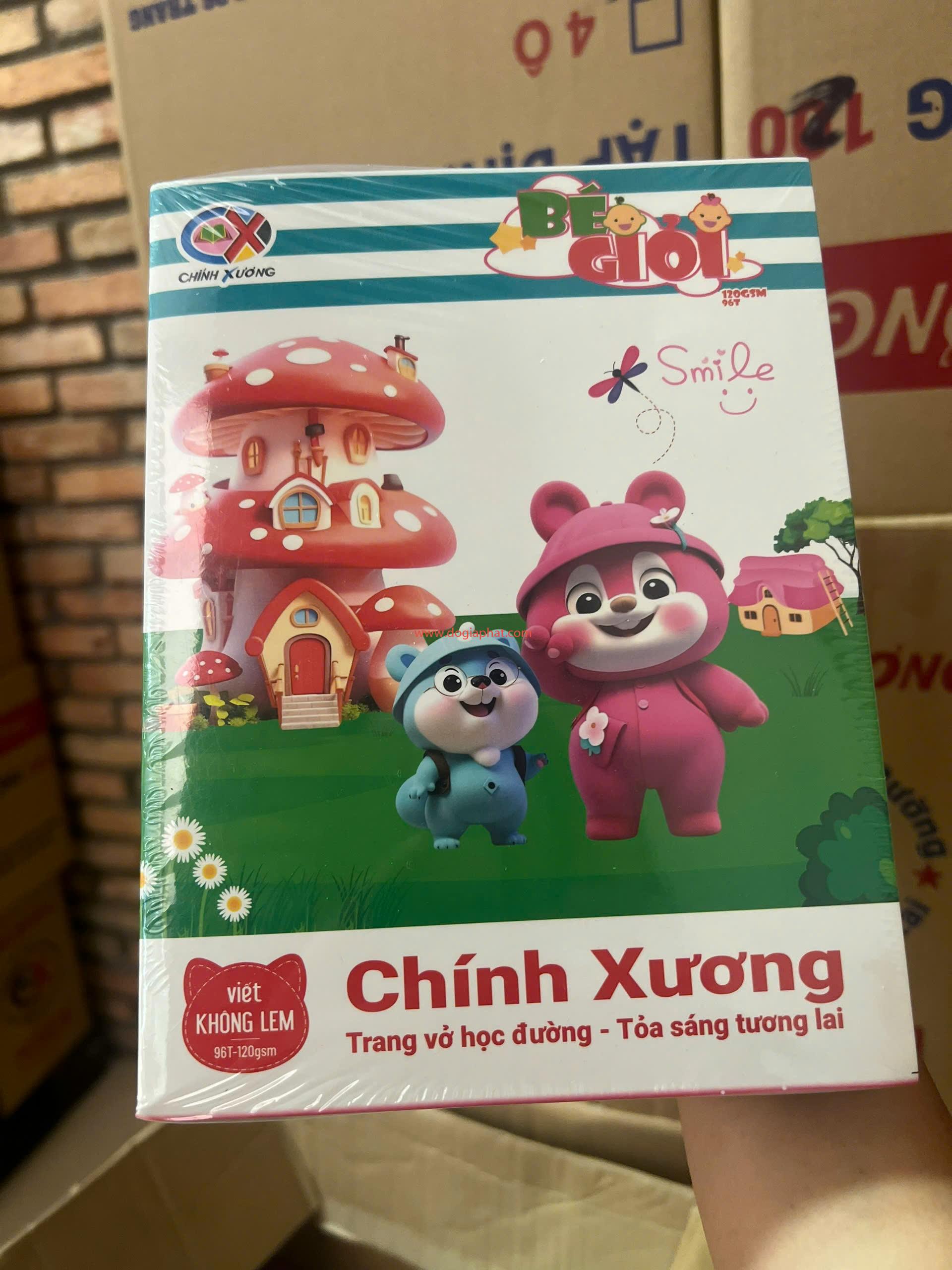 TẬP HỌC SINH BÉ GIỎI CHÍNH XƯƠNG 120 GSM