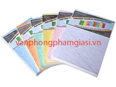 Giấy bìa thơm A4 xanh - dày