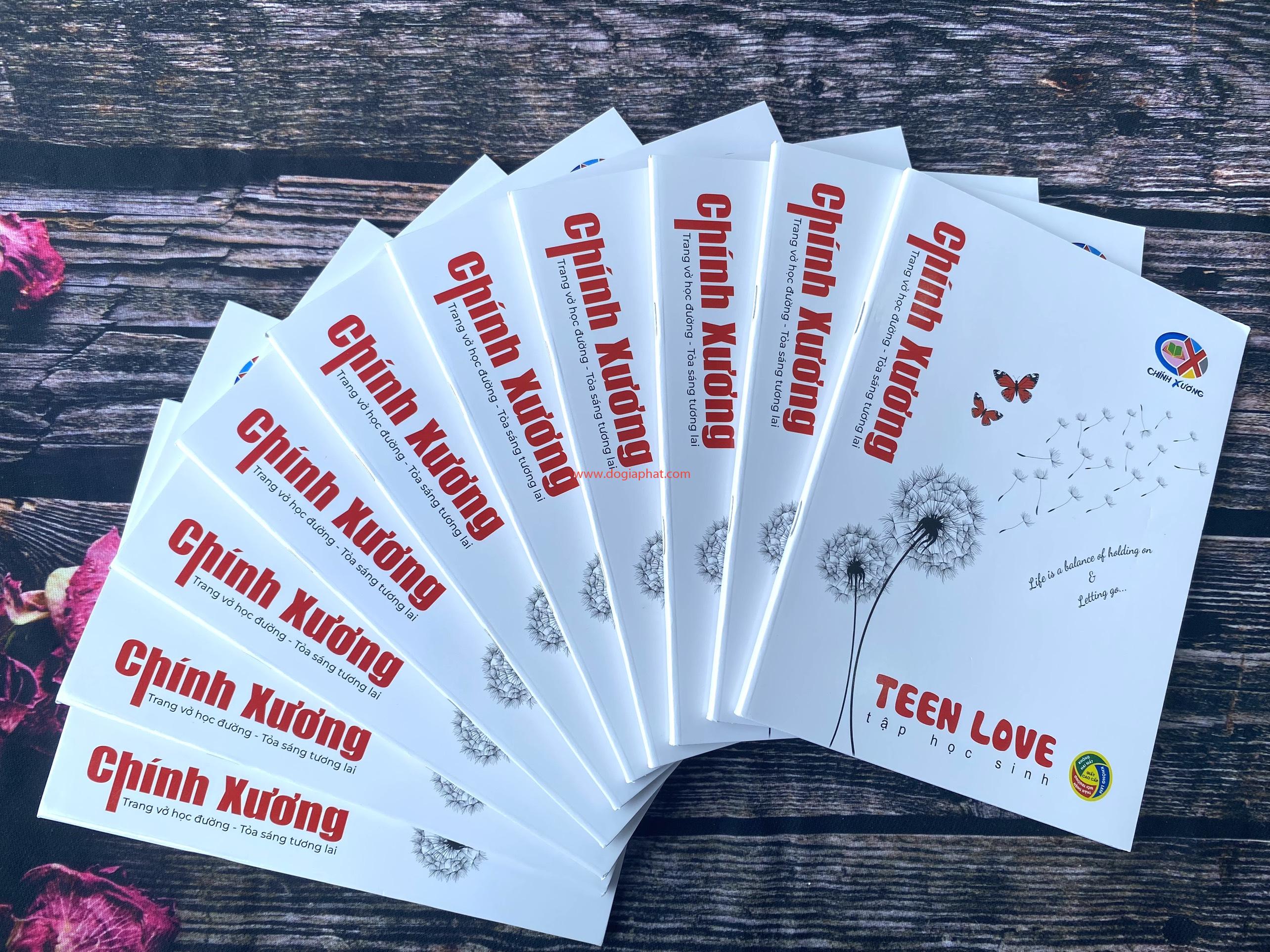 TẬP HỌC SINH TEEN LOVE CHÍNH XƯƠNG 70 GSM