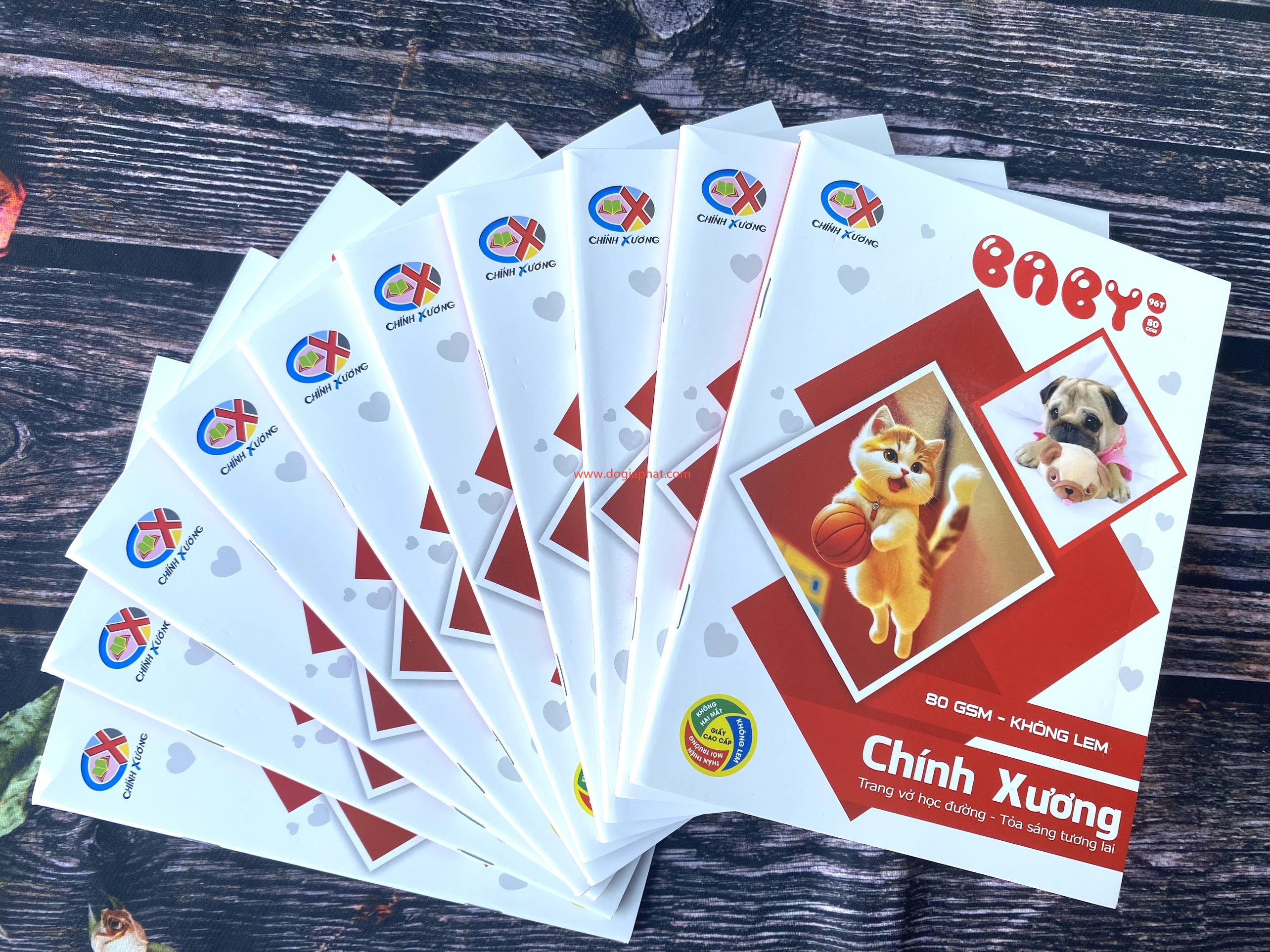 TẬP HỌC SINH BABY CHÍNH XƯƠNG 80 GSM