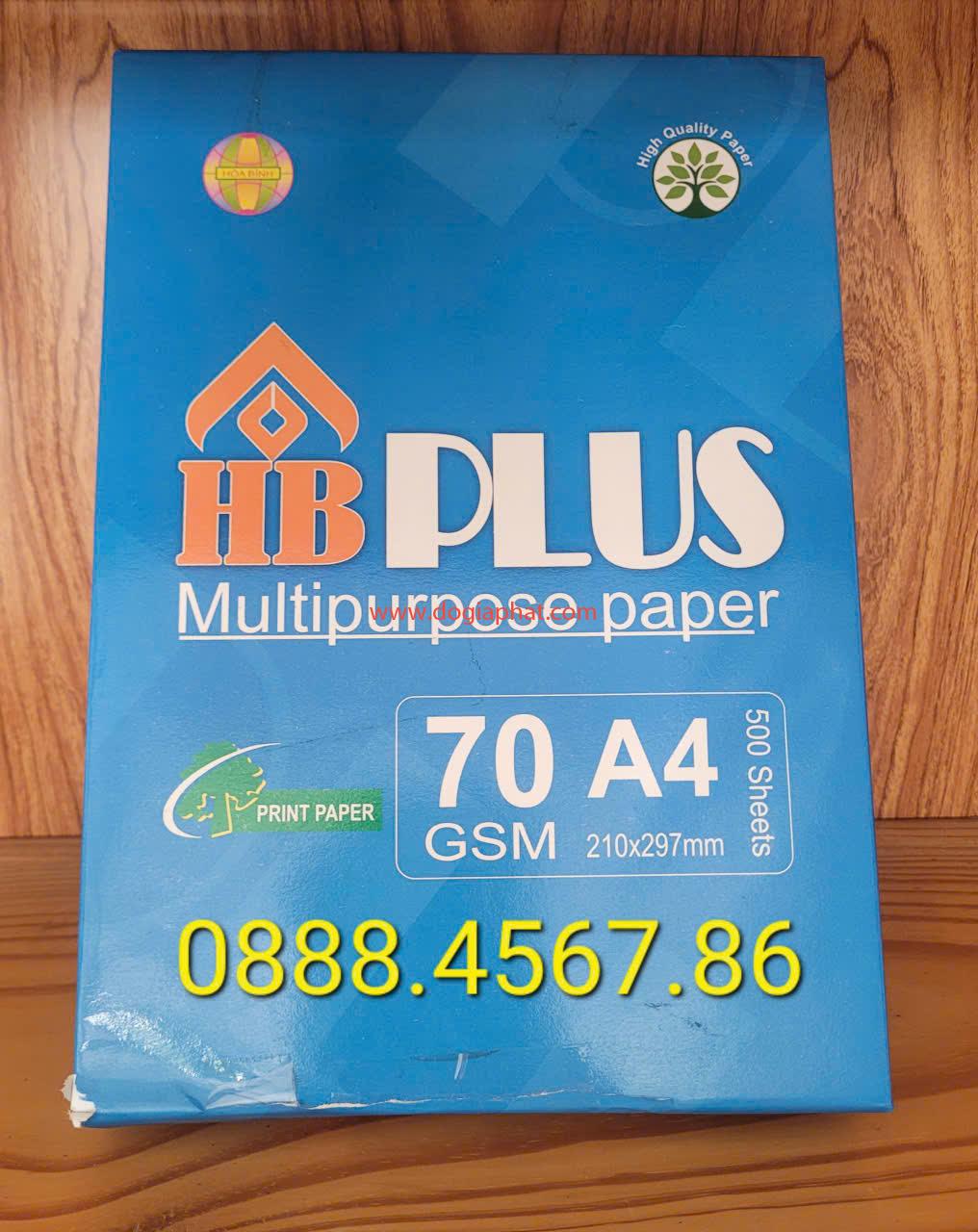 Giấy HB Plus A4 70 giá sỉ 