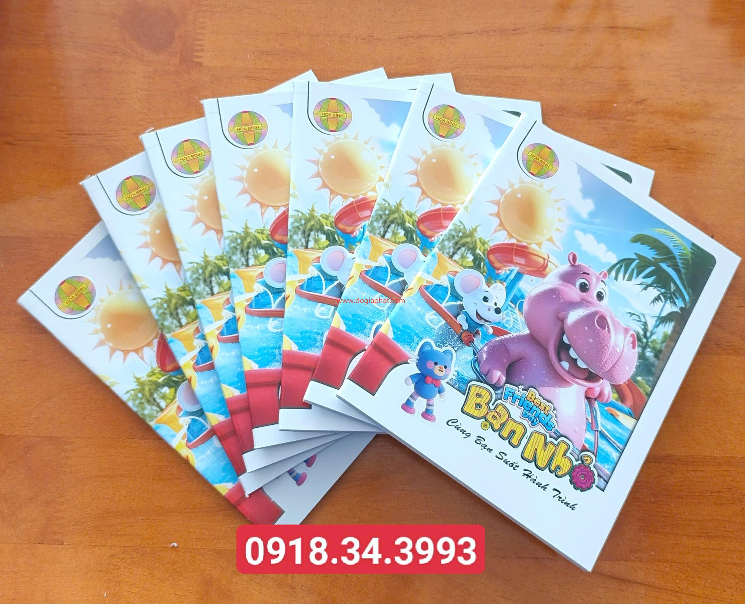 TẬP BẠN NHỎ HB 100GSM 96T 4 Ô + 5 Ô