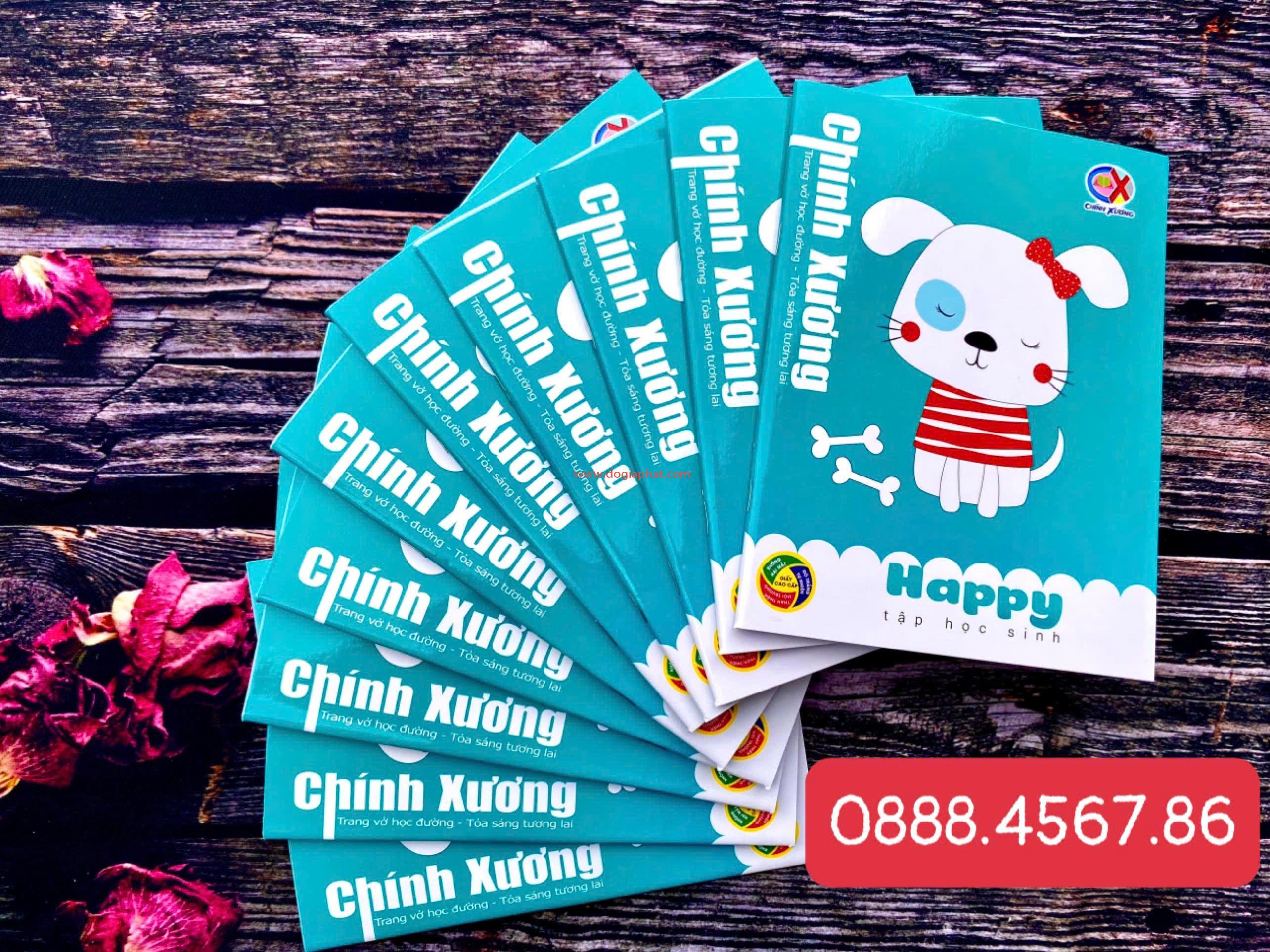 TẬP HAPPY CHÍNH XƯƠNG 70GSM 96T GIÁ SỈ 
